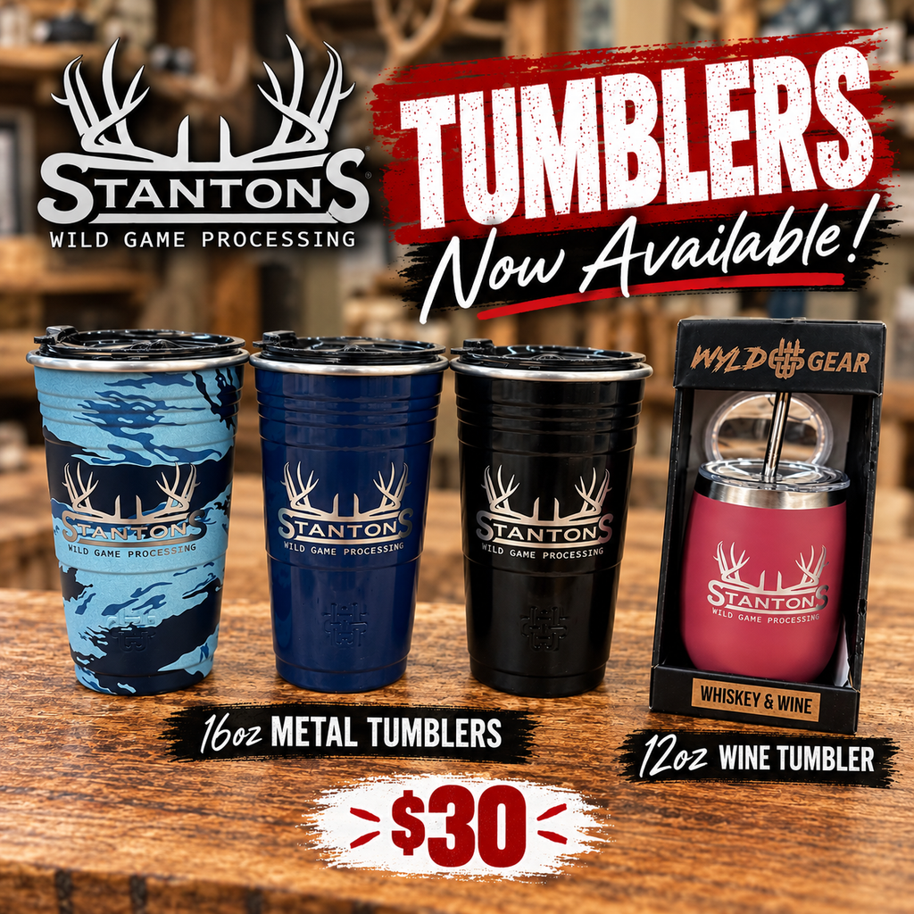 Stanton's Wild Game Processing Tumblers